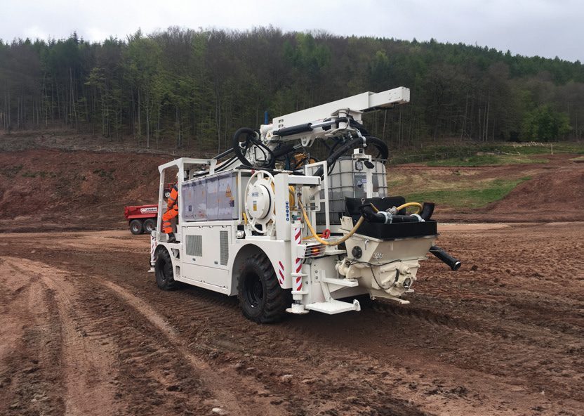 MinSpray 1513 Mobile shotcrete vehicle
